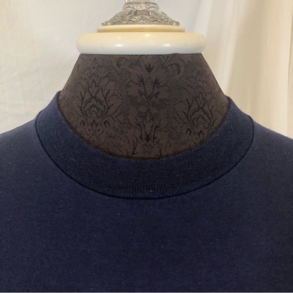 Vintage Y2K 2005 Boston Red Sox Navy Crewneck Logo T-Shirt Baseball MLB - Picture 3 of 11